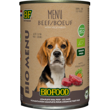 Biofood Organic Rund menu 400 gram blik
